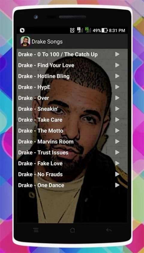 Drake Songs 1 تصوير الشاشة