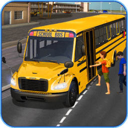 City School Bus Drive 3D icon