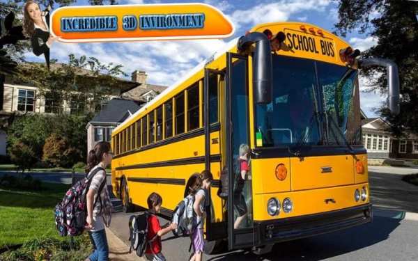 City School Bus Drive 3D screenshot 2