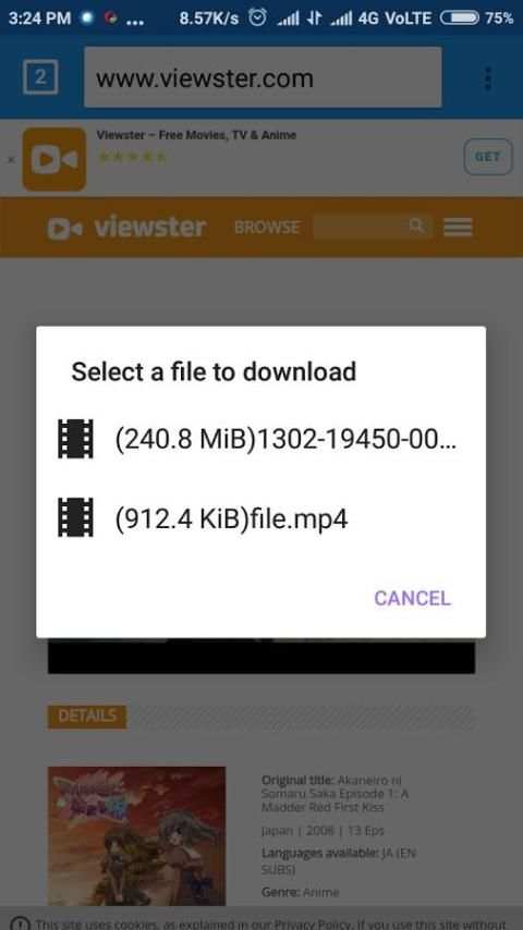 Videomate Downloader स्क्रीनशॉट 1