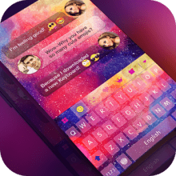 ikon Keyboard -Boto:Colorful Galaxy