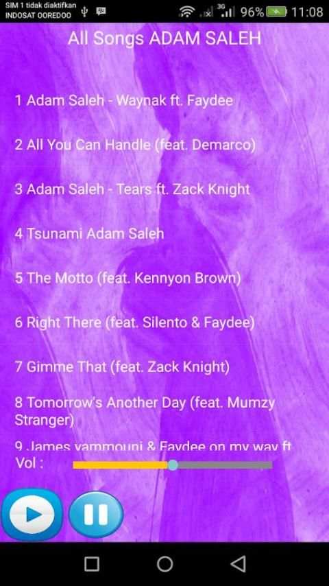 ADAM SALEH SONGS скриншот 2