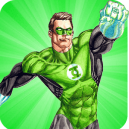 Green Ring super hero Crime иконка