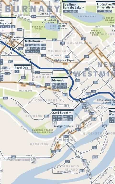 Vancouver Metro Map скриншот 7