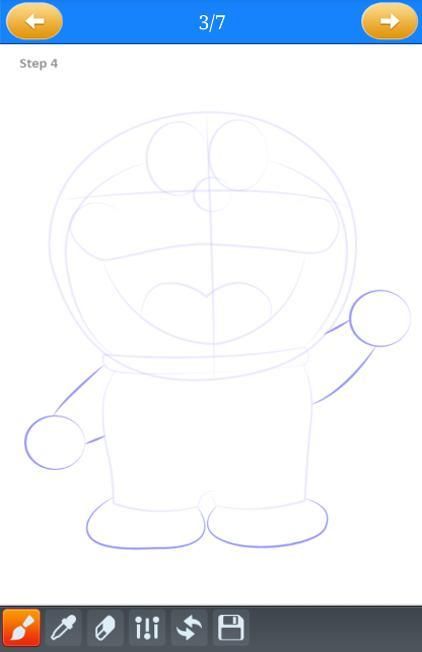 How to draw A Doraemon Image step by step - Drawing Photos