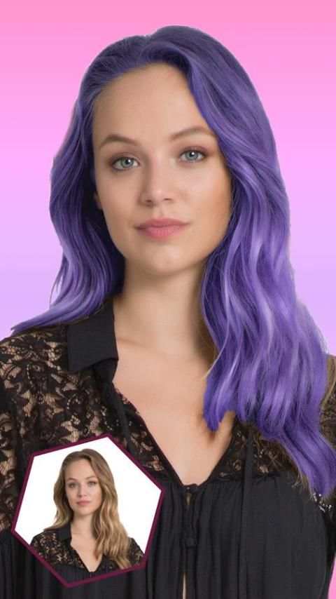 Change Hair Color 1 تصوير الشاشة