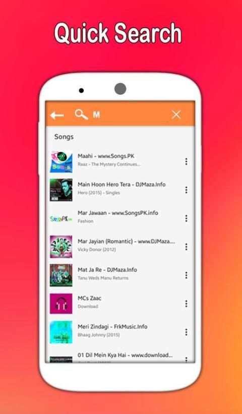Music player- Free Media Mp3 Player скриншот 2