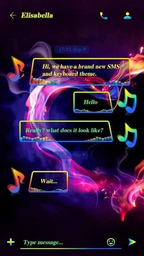 (FREE) GO SMS MUSIC THEME screenshot 3