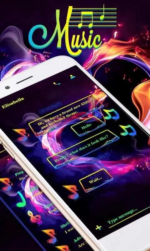 (FREE) GO SMS MUSIC THEME screenshot 5