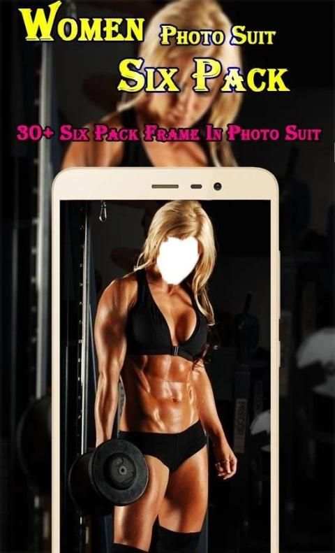 Woman Six Pack Photo Suit 3 تصوير الشاشة