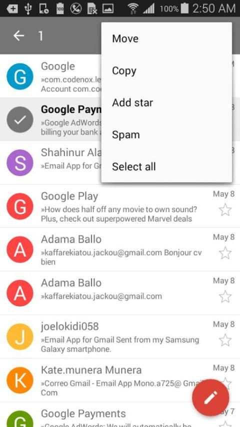 Inbox for Gmail - Email App скриншот 2