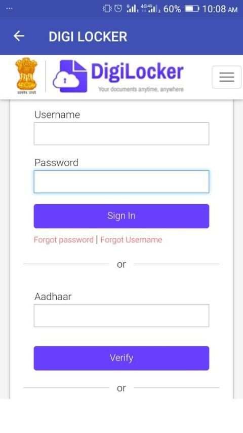Digilocker screenshot 3