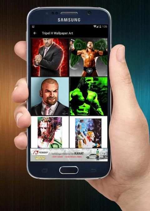 Triple H Wallpaper WWE 4 تصوير الشاشة