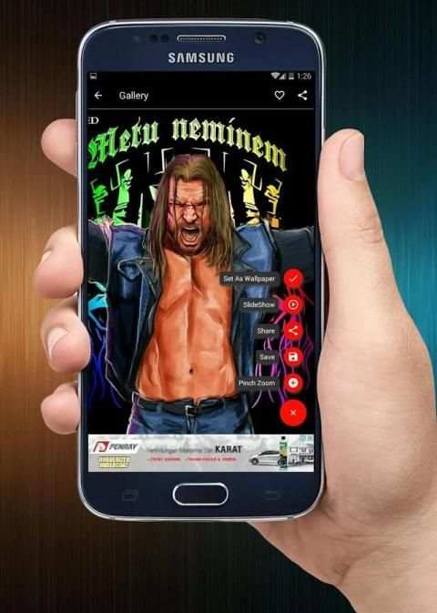 Triple H Wallpaper WWE 2 تصوير الشاشة