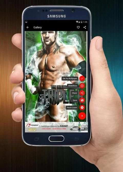 Triple H Wallpaper WWE 1 تصوير الشاشة