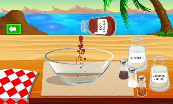 Ikan Cooking Dapur Permainan screenshot 3
