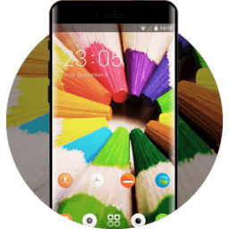 Stylish Colored Launcher Theme &amp; Wallpaper أيقونة