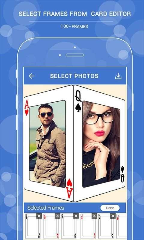 Playing Card Photo Editor स्क्रीनशॉट 4