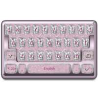 Diamonds and Pink Keyboard Theme on 9Apps