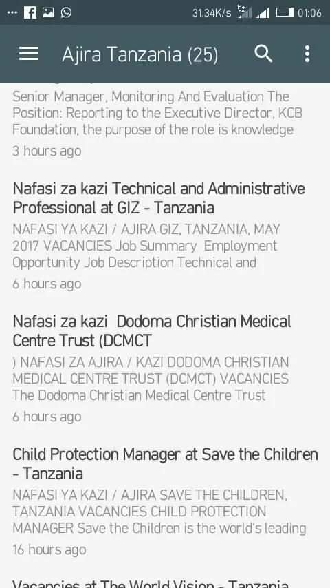 Ajira Tanzania скриншот 6