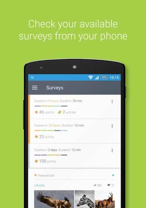 Survey rewardz screenshot 1