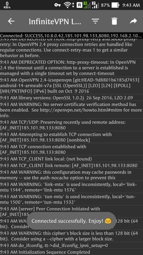 Infinite VPN screenshot 6