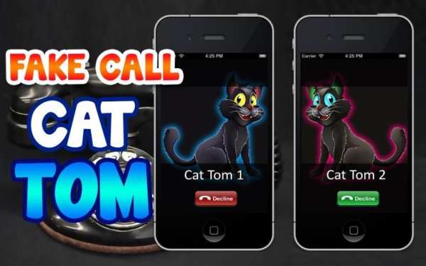 Fake Call Cat Tom screenshot 1