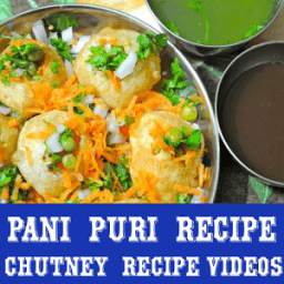 Pani Puri Recipe VIDEO App/Chutney Making Recipe