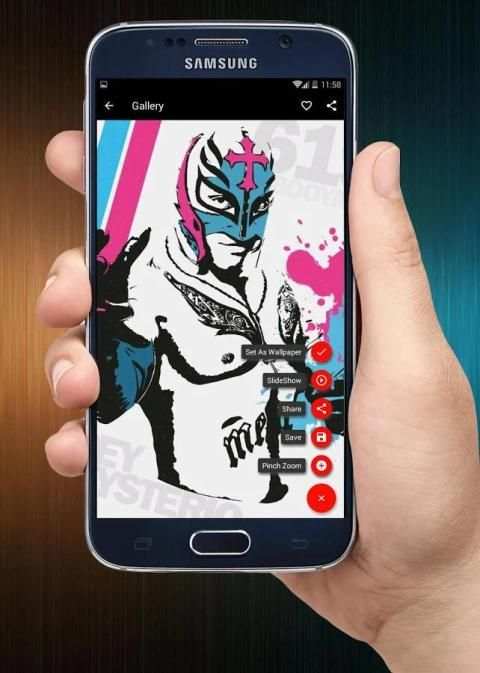 Rey Mysterio Wallpaper WWE 1 تصوير الشاشة