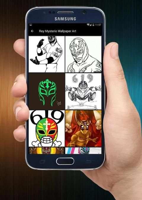 Rey Mysterio Wallpaper WWE 4 تصوير الشاشة
