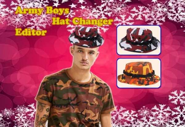 Army Cap Photo Editor скриншот 2