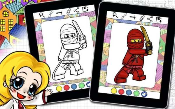 Coloring Book Ninjago Game screenshot 5