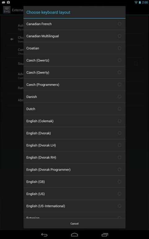 External Keyboard Helper Demo 6 تصوير الشاشة