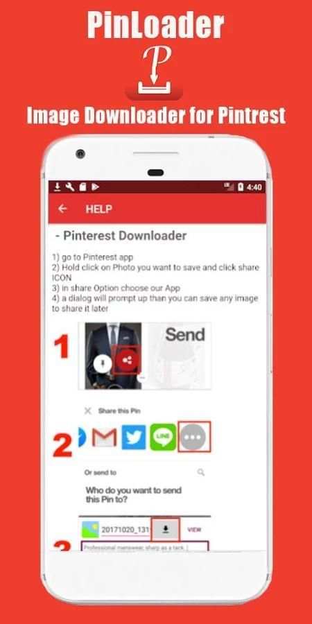 Pinloader Image Downloader for Pintrest скриншот 6