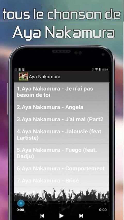 Aya Nakamura Mp3 1 تصوير الشاشة