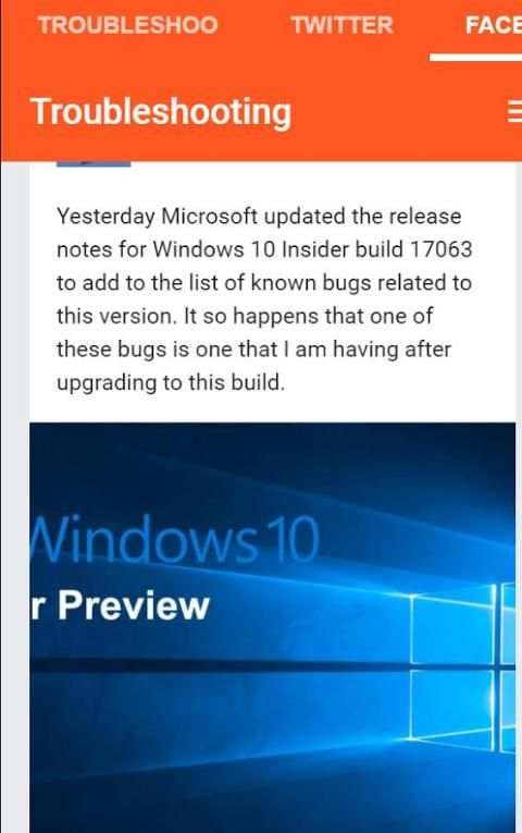 Troubleshooting screenshot 2