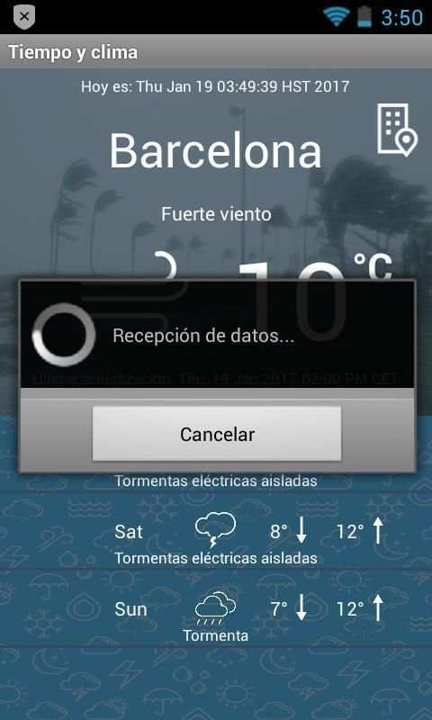 Tiempo y clima скриншот 4