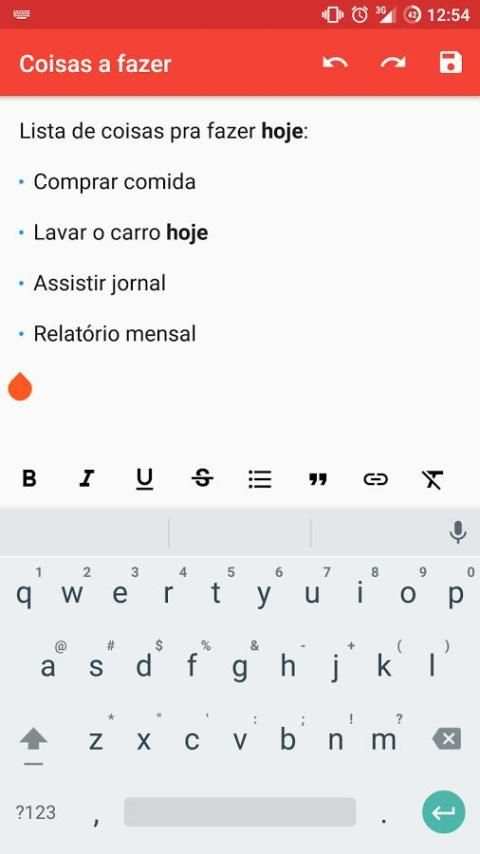 Notas скриншот 1