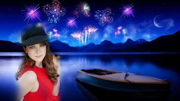 Fire Work Photo Frame скриншот 3