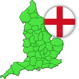 Counties of England - Quiz on county towns &amp; flags أيقونة