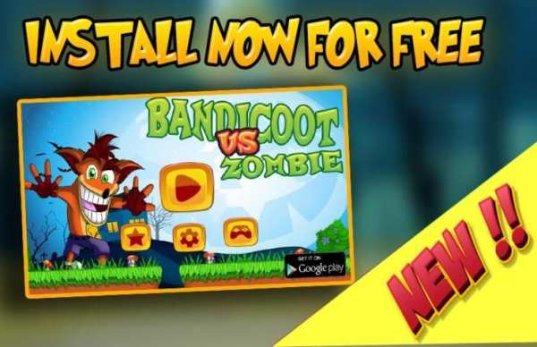 Bandicoot Adventure Vs Zombie screenshot 3