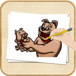 How To Draw Dogs and Puppies أيقونة
