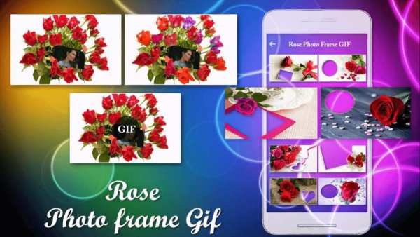 Rose GIF Photo Frame Editor screenshot 7