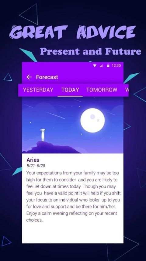 Crystal Ball Horoscope Theme screenshot 2