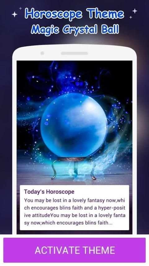 Crystal Ball Horoscope Theme screenshot 8