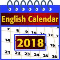 2018 Calendar English Official App on 9Apps