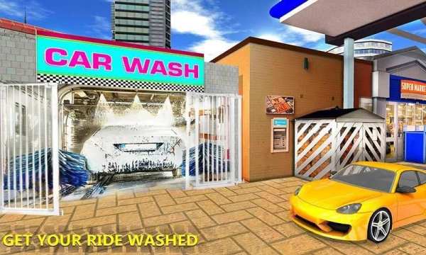 Modern Gas Station : Highway Car wash Service screenshot 7