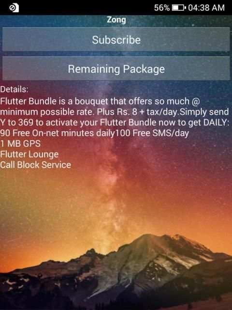 Zong Packages screenshot 4