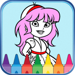 ikon Coloring Pages : DORA the Girl