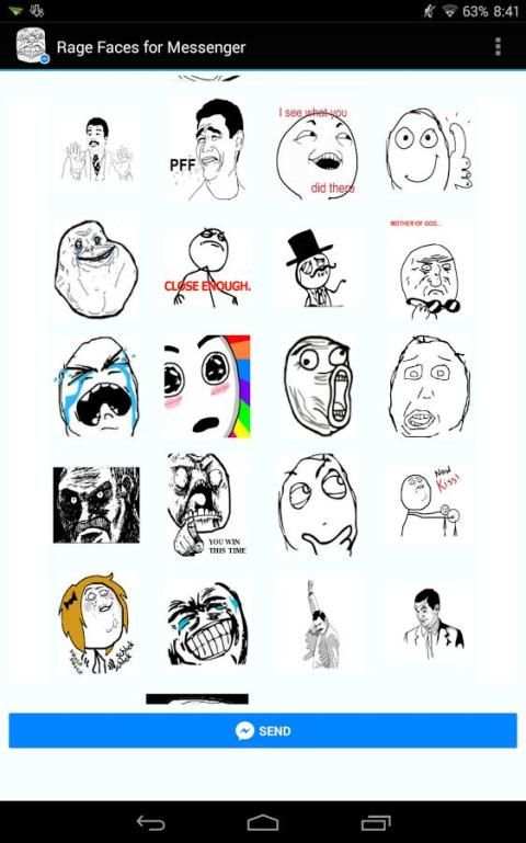 Rage Faces for Messenger screenshot 4